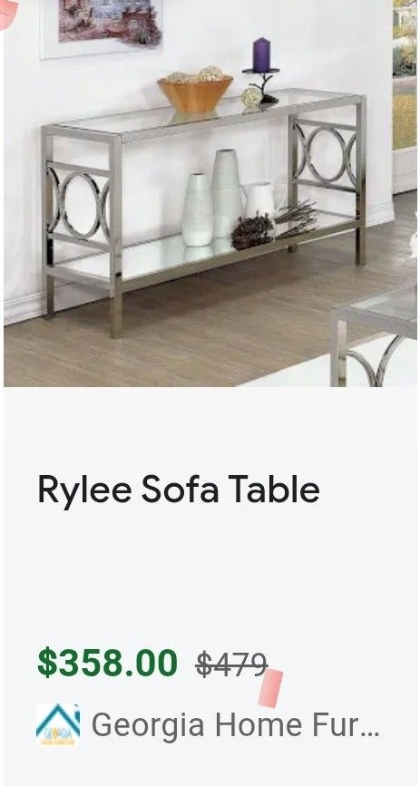 Decorative Mirror Glass Table