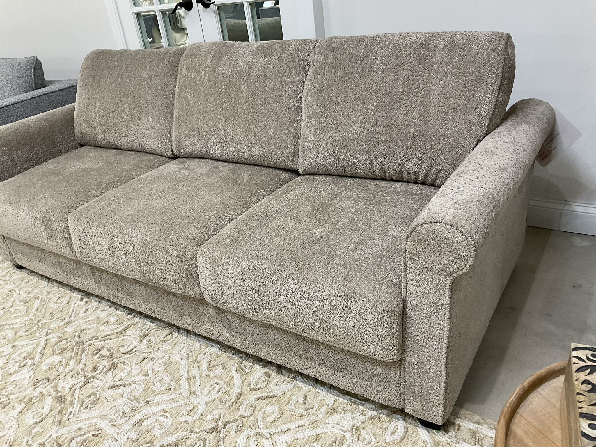 New double sleeper Sofa fabric upholstered