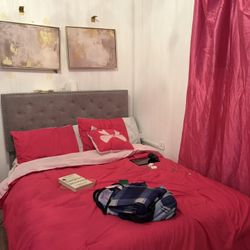 Full size Bed frame and mattress 