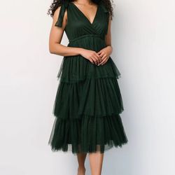 Dark Green Formal Dress 
