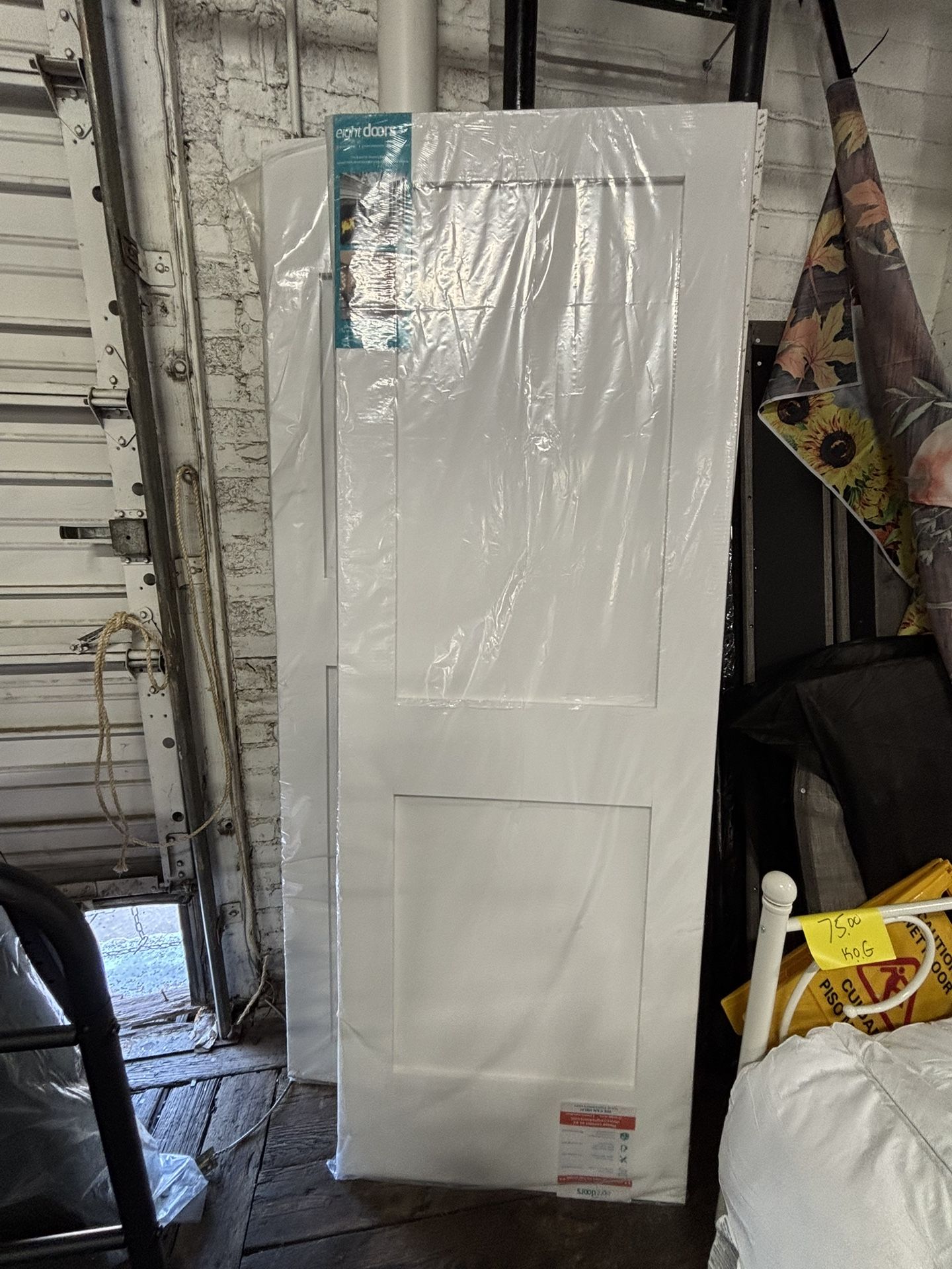 2 Panel White Doors