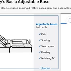 Sleepy's Basic Adjustable Base (King size