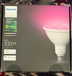 Philips Hue Smart 100W PAR38 LED Bulb 14W