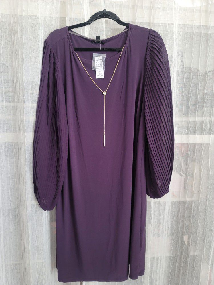 Plus Size Brand New Purple Dress Size 2x $20obo