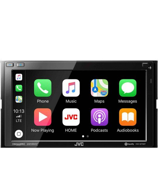 JVC KW-M750BT Bluetooth Car Stereo Receiver with USB Port – 6.8" Touchscreen Display - AM/FM Radio - MP3 Player - 2 DIN – 13-Band EQ – SiriusXM - with