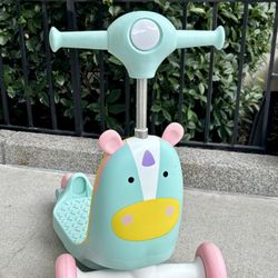 Zoo Ride-On Unicorn Toy Scooter