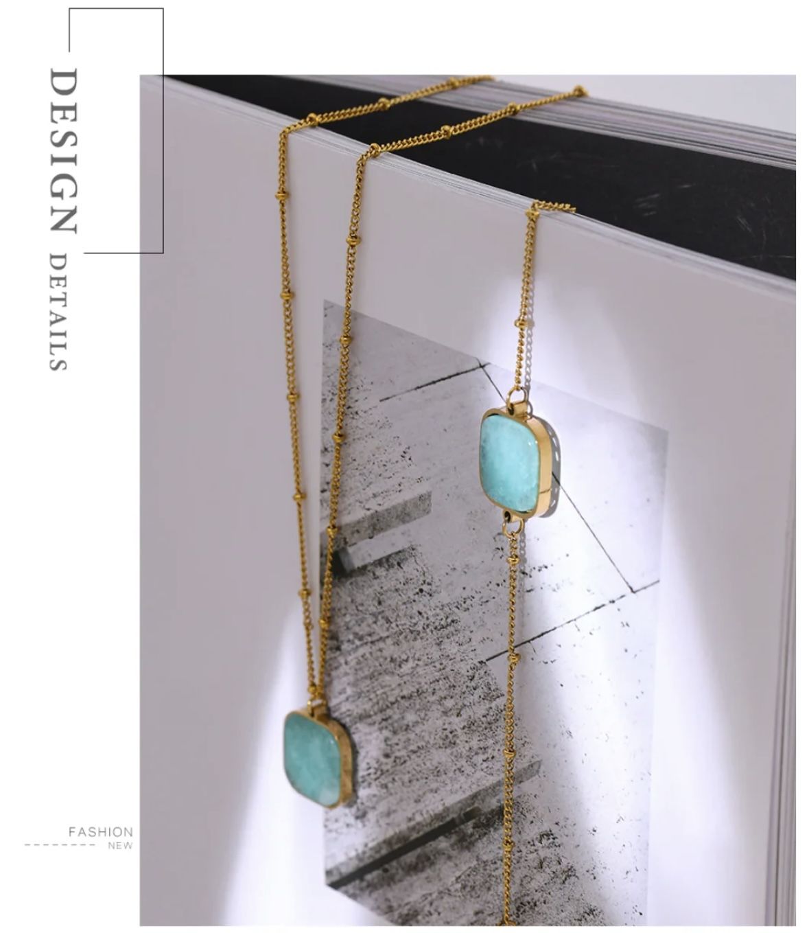 B64- Bracelet With Natural Stone TURQUOISE!