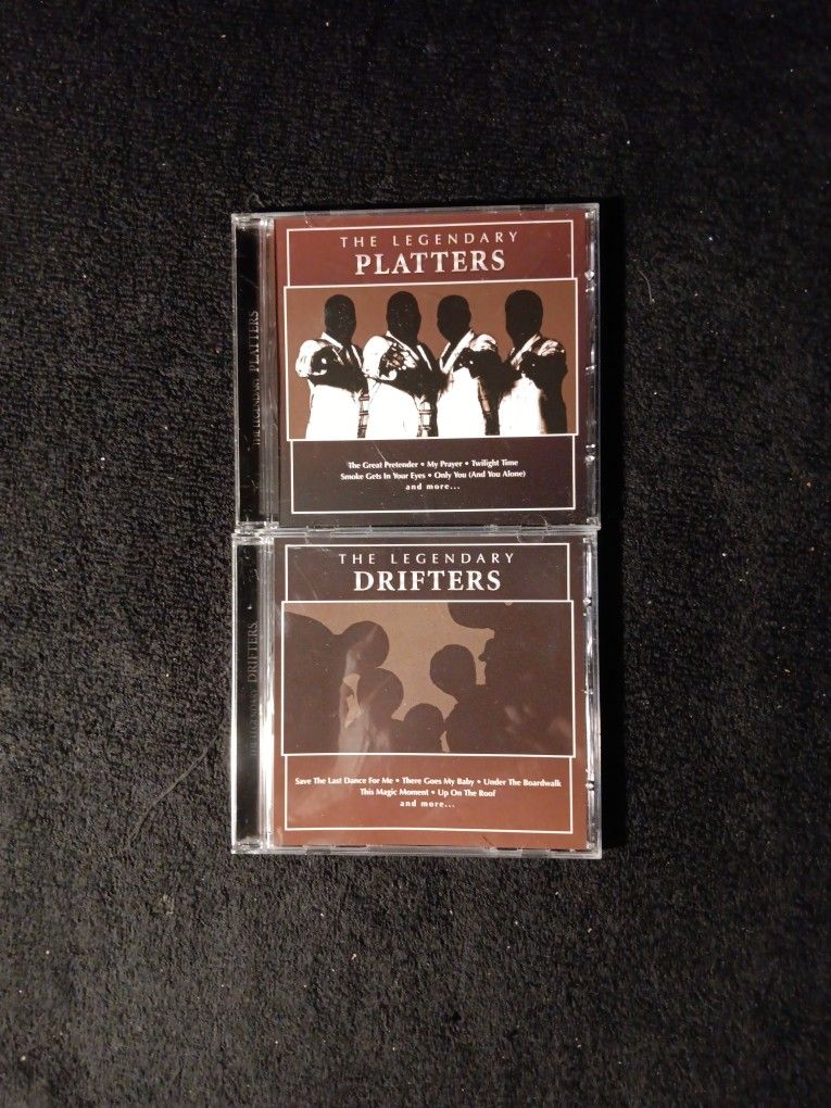 Cd's Of The Platters And The Drifters