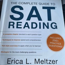 SAT Reading Erica Meltzer Book 