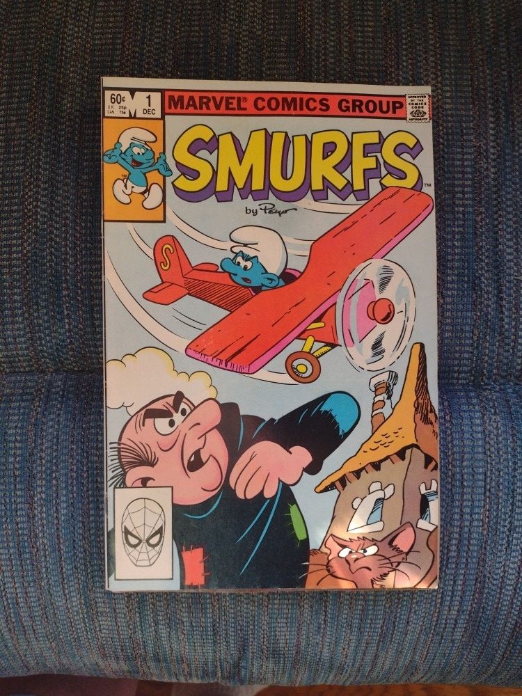 vintage smurf marvel comic books - volume 1,2,3