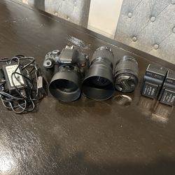 Canon Rebel T6i 3 Lens Bundle