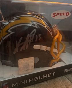*NFL Signed* Keenan Allen Chargers mini helmet