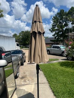 Light brown umbrella