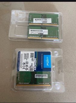 Set of 4 DDR4 Sticks (4 GB Each) (16 GB Total)
