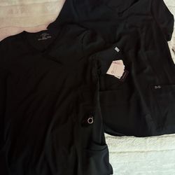 2 Infinity Scrub Tops 
