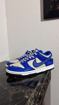Nike Dunk Low Blue and White Sneakers