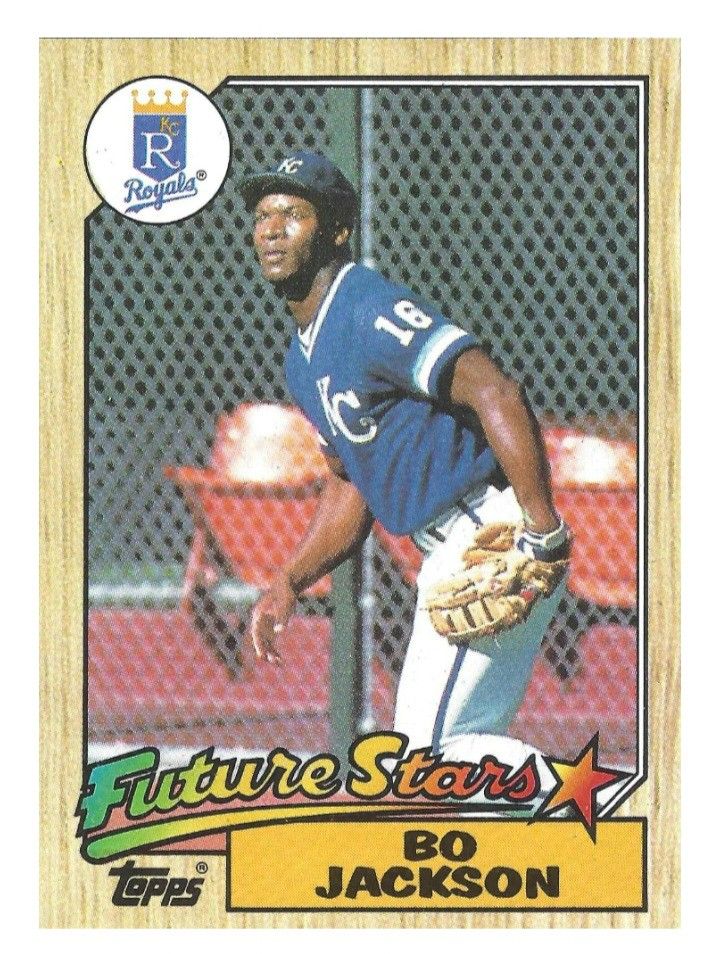 2 Real Nice Bo Jackson Rookie Cards His Baseball And Football Rookie...Both Mint..