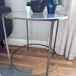 Side Table Coffee Table Glass Top
