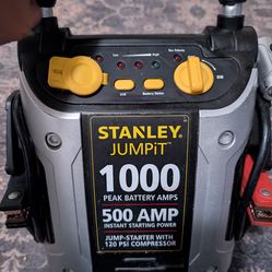 STANLEY J5C09 1000 Peak Amp Automotive Jump Starter, Portable Power