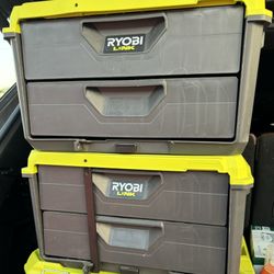 RYOBI LINK 2-Drawer Modular Tool Box