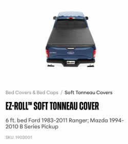 BESTOP EZ-ROLL™ SOFT TONNEAU COVER 6 ft. bed Ford 1(contact info removed) Ranger; Mazda 1(contact info removed) B Series Pickup