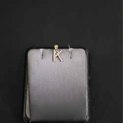 14k Gold Cz Pendant 