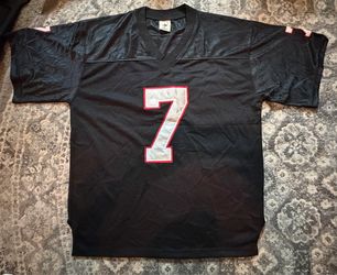 Black Football Jersey #7 Size XL