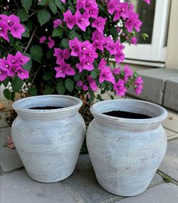 Clay pots