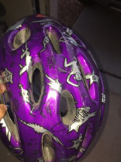 Girls bicycle helmet