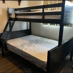 Bunk Bed Twin Over Full With Mattress 