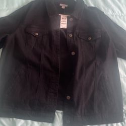 Black Jean Jacket 