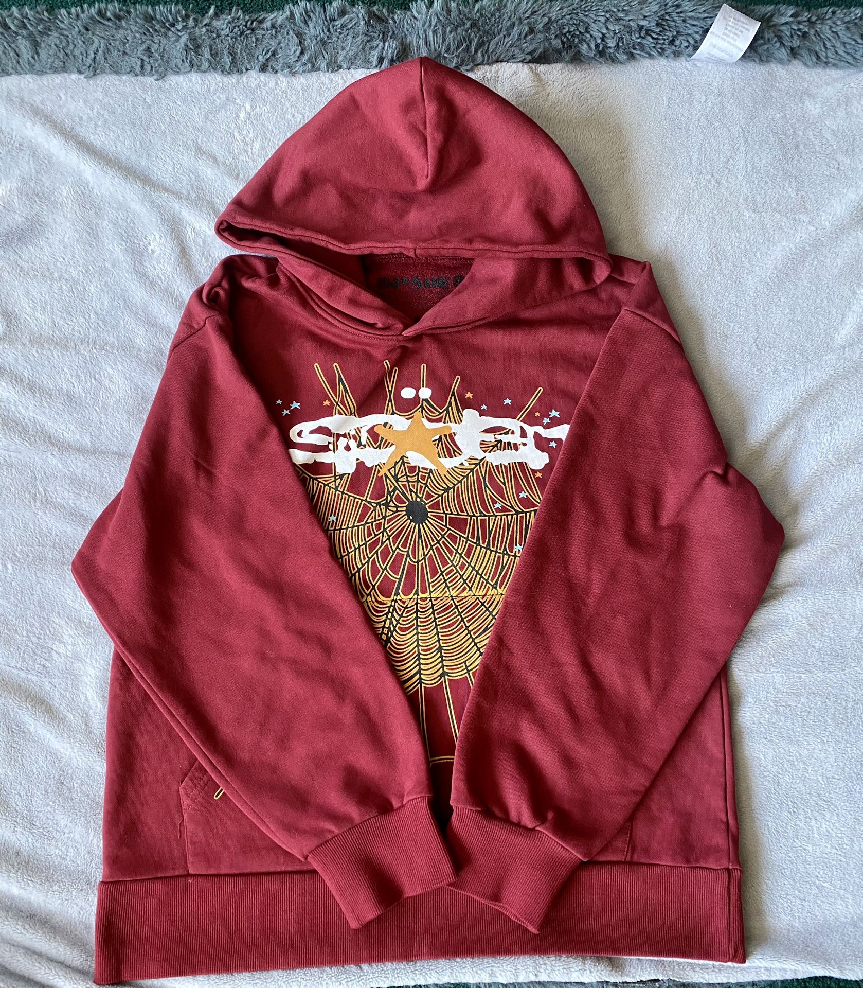SP5DER HOODIE MAROON