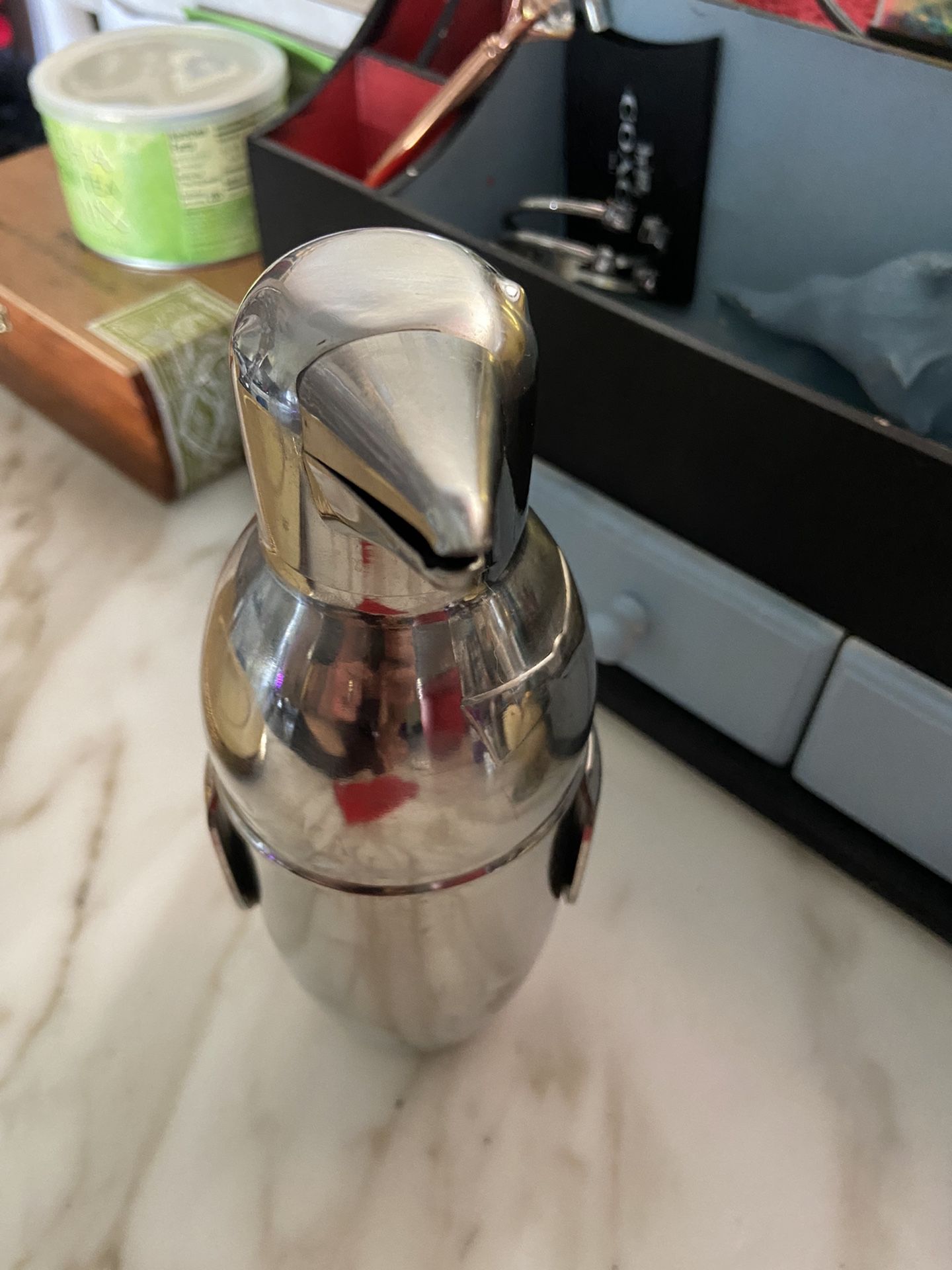 Silver Penguin Martini Mixer