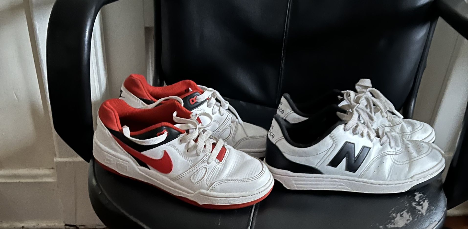 4Y Boys Nike and New Balance Shoes