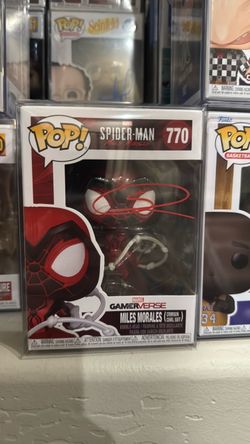 Spiderman Miles Morales autographed Funko Pop