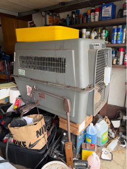 Large dog kennel
