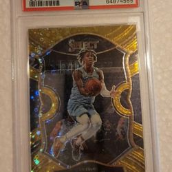 2020 Ja Morant Gold Disc Select Psa 10