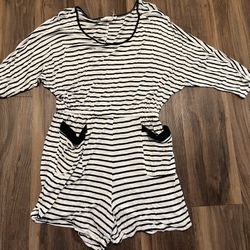 Black & White Romper 