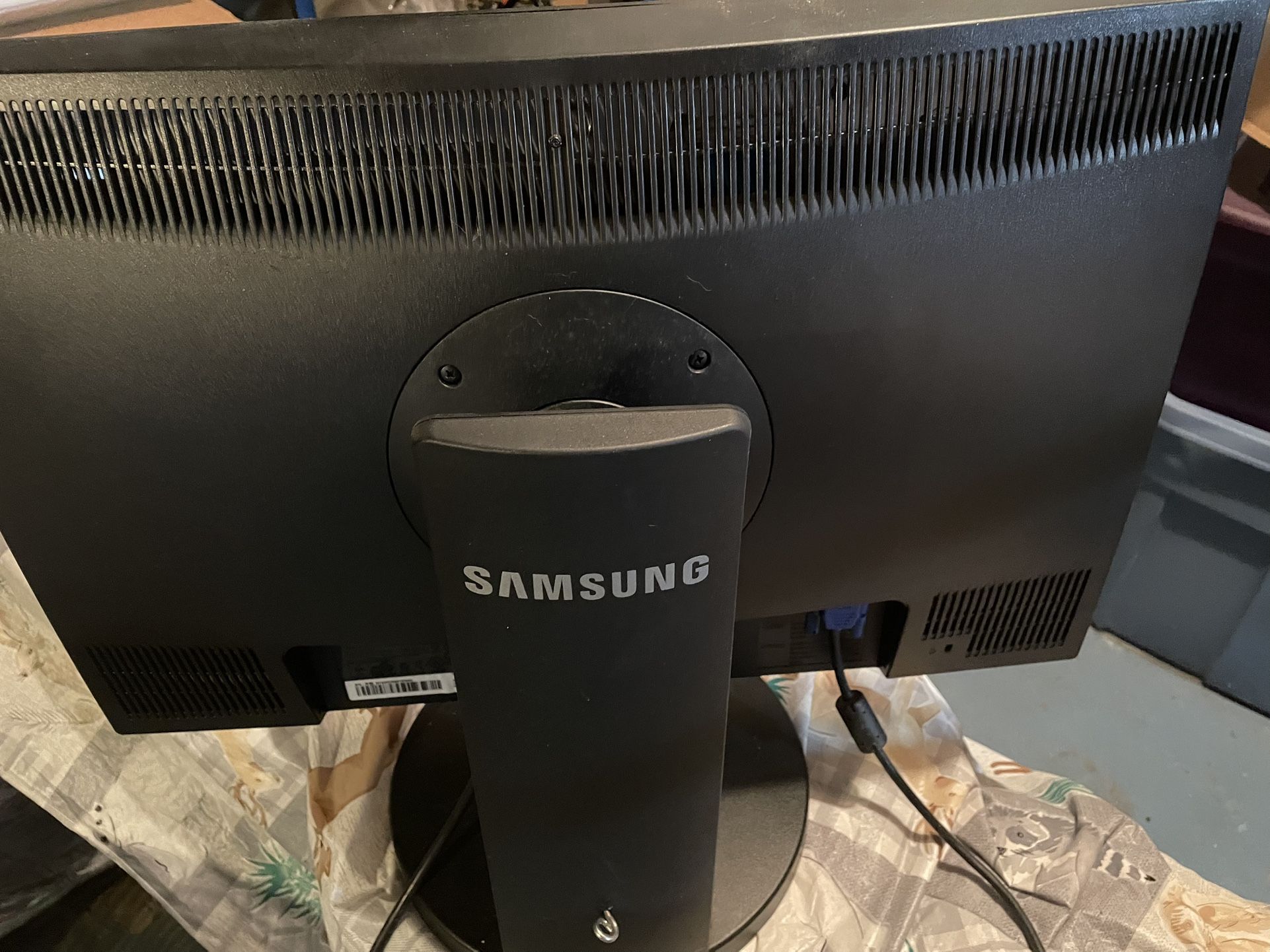 Large Screen Monitor.