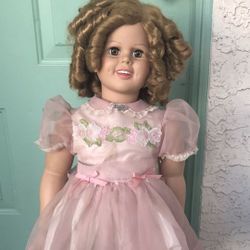 Vintage 36" SHIRLEY TEMPLE Doll Danbury Mint Playpal Co