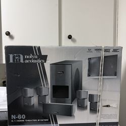 Nolyn Acoustics N-60 5.1 Home Theater Surround Sound System 1500W