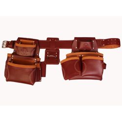 WAX WING Cinturón Porta Herramientas 100% Cuero