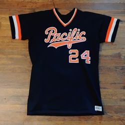 Uop Pacific Tigers 1980s SandKnit Throwback Jersey Size Large 