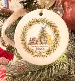 Personalized Baby’s First Christmas ornament