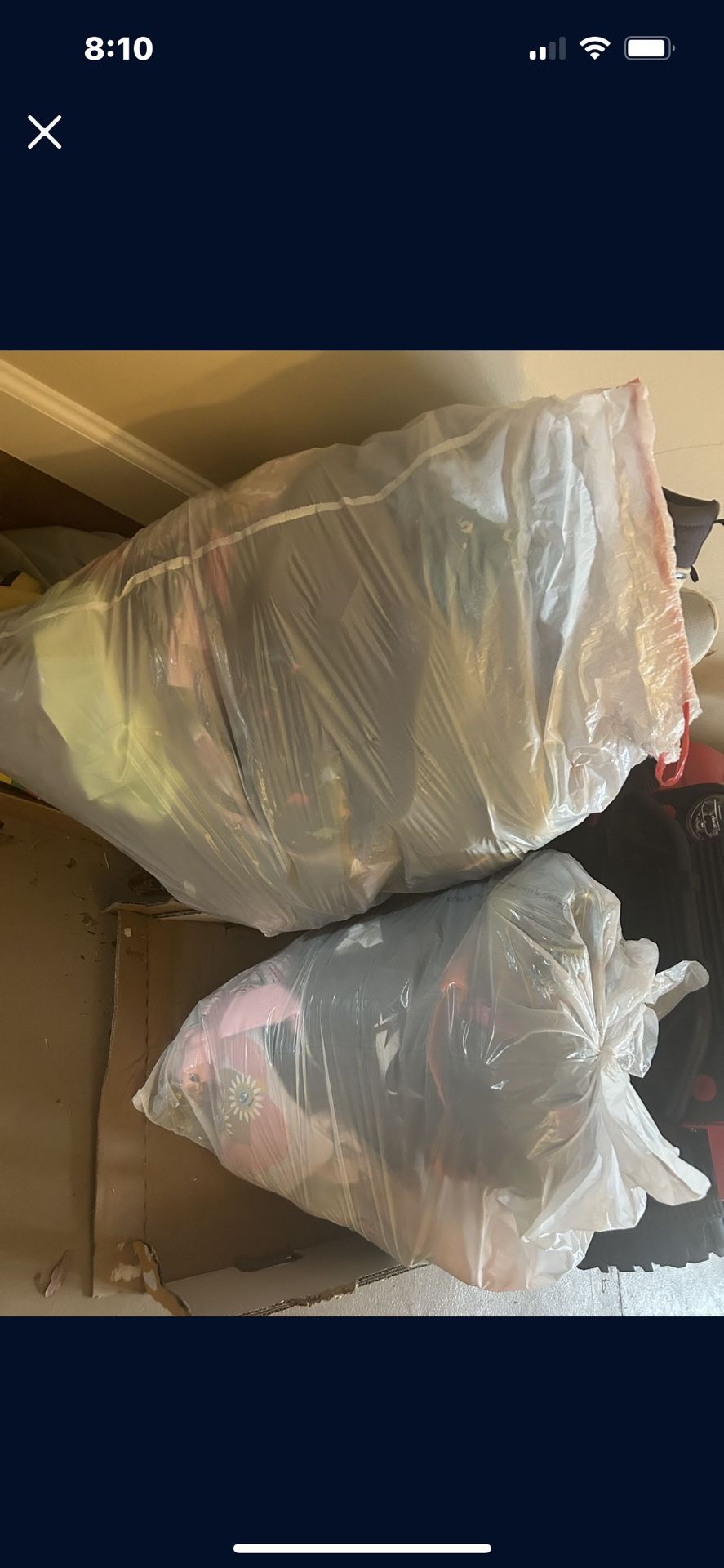 Large Bags Of Kids Clothes & Shoes