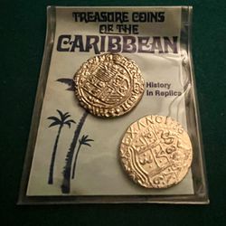 1980s Disneyland Pirates Of The Caribbean Pieces Of 8 Doubloon