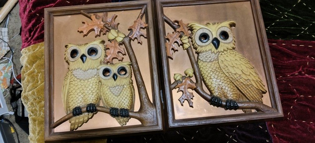 Vintage Owl Art