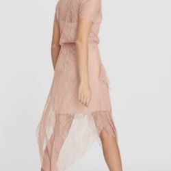 Layered Lace Midi Dress