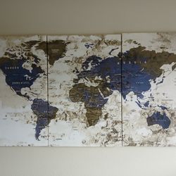 World Map CANVAS
