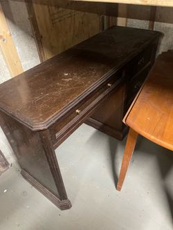 Wooden desk